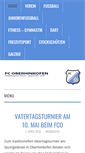 Mobile Screenshot of fc-oberhinkofen.de